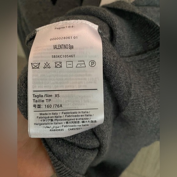 Valentino VLTN cashmere sweater - Picture 4 of 5